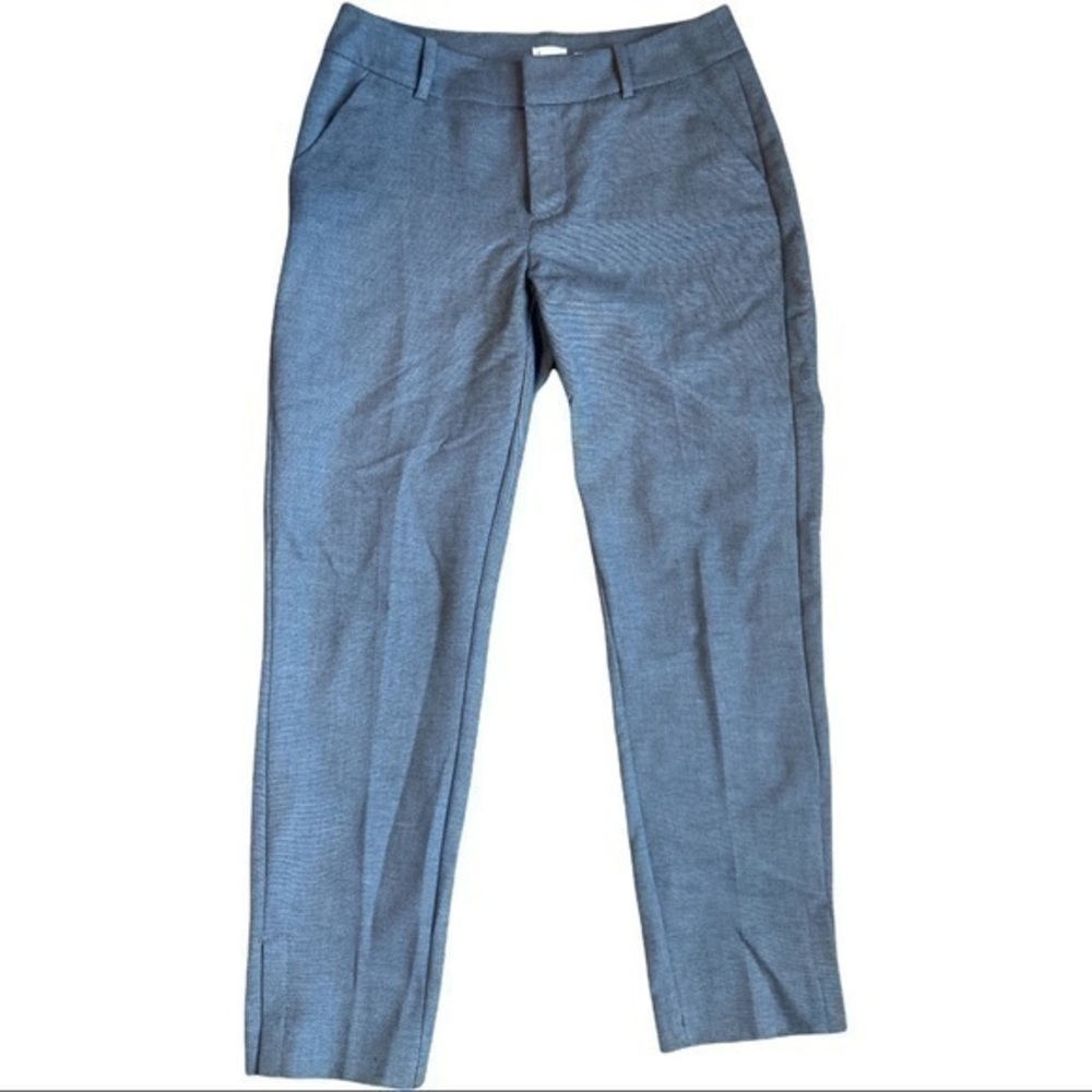 A New Day size 2 slacks with starch black white tiny check front & back pockets